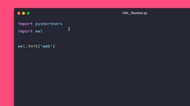 URL Shortener Using Python And Eel | Modern GUIs with Python & Eel смотреть онлайн