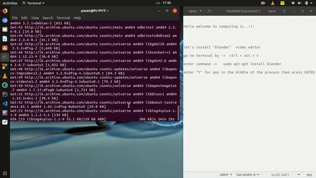 How to install BLENDER on ubuntu linux смотреть онлайн