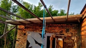 Гараж своими руками из б/у сэндвич панелей