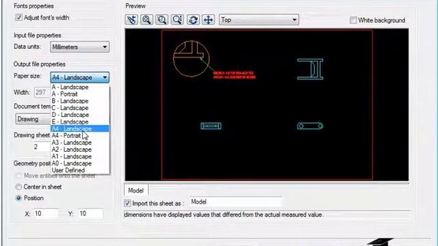 1 AutoCAD to SolidWorks Tools 05 Import to Drawing смотреть онлайн
