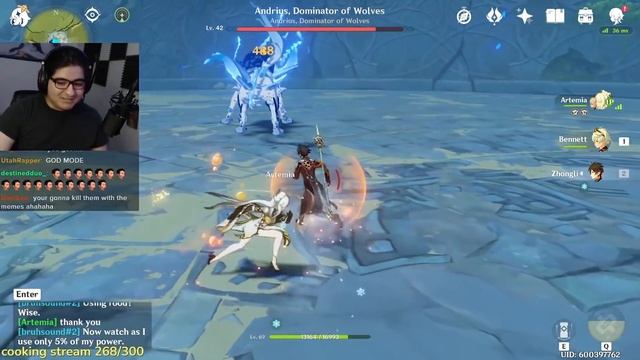 I joined a random genshin player and this happened. смотреть онлайн
