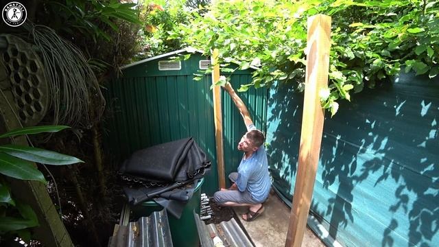 Навес для самоходной газонокосилки из подручного материала смотреть онлайн