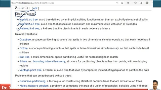 Variations of K D Tree LEC 292 смотреть онлайн