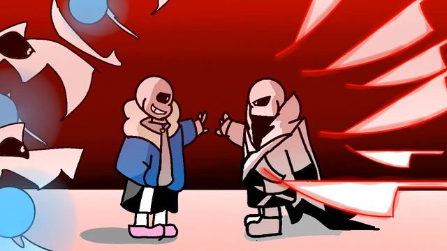 Underverse Cross and Fell vs Ink and Sans Map Part 15 смотреть онлайн