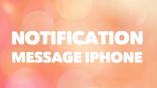 BRUIT NOTIFICATION MESSAGE IPHONE ? смотреть онлайн