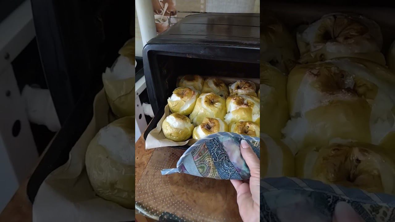 Если яблоки не очень...поставьте их в духовку и будут очень... смотреть онлайн