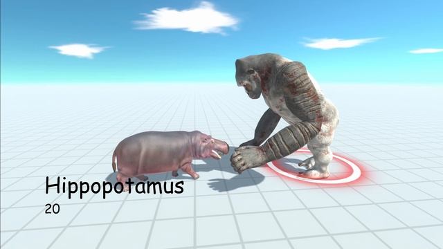 New Update! Remastered Hippopotamus Vs Every Unit ARBS |Animal Revolt Battle Simulator
