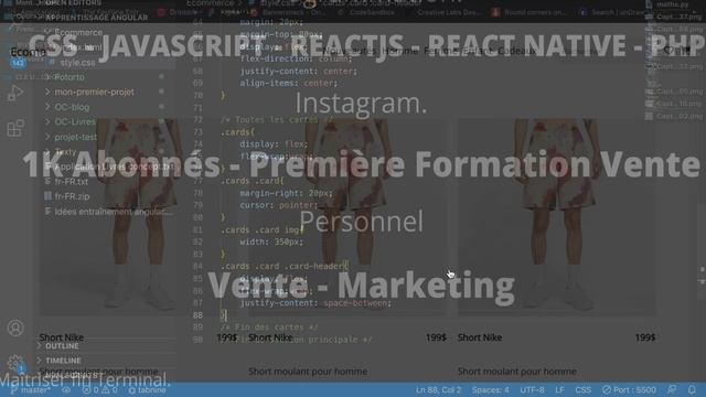 Comment Créer un Site E-commerce à partir de Zéro en HTML & CSS ! смотреть онлайн