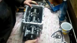 Сборка кпп Ваз-2107 5-ступка.
