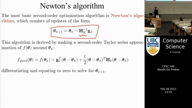 Machine learning | 14. Unconstrained optimization | Free Online Course смотреть онлайн