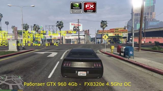 GTX 960 VS GTA 5 смотреть онлайн