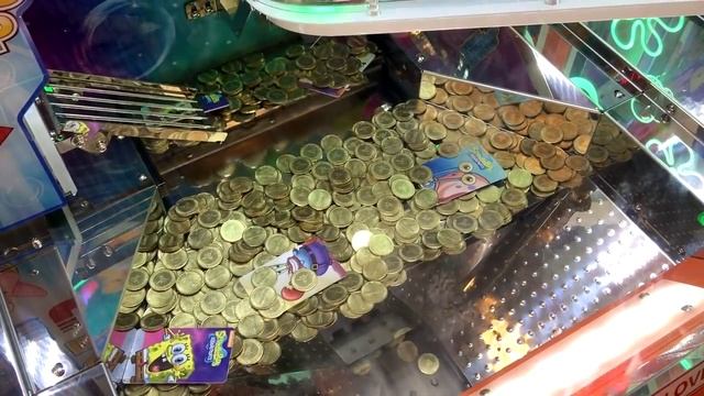 Winning Gary The Snail (RAREST CARD) At Spongebob Squarepants Coin Pusher (FULL CARD SET!) смотреть онлайн
