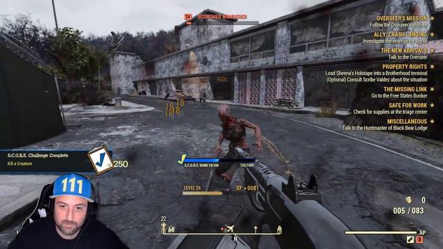 New Chair who dis??? Working on some side quests! [ Fallout 76 ] смотреть онлайн