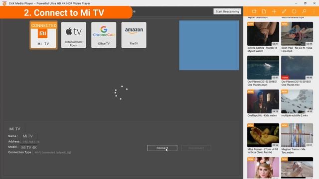 How to Stream Videos from PC to Mi TV | Best UNIVERSAL VIDEO CASTING PLAYER #cnxplayer смотреть онлайн