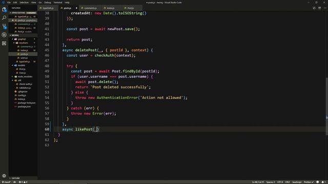 GraphQL Server (MERNG): #4 Likes & Comments (Finishing up) смотреть онлайн