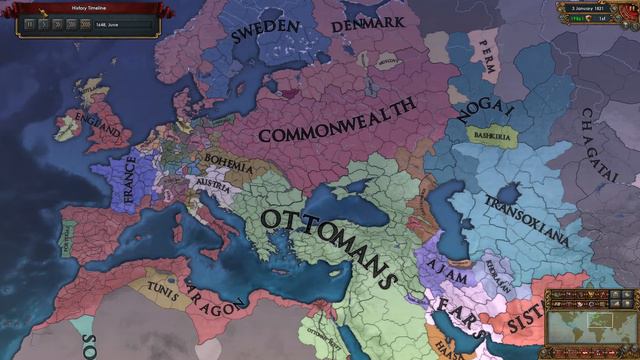 EUIV Timelapse: Consulate of the Sea into Mare Nostrum смотреть онлайн