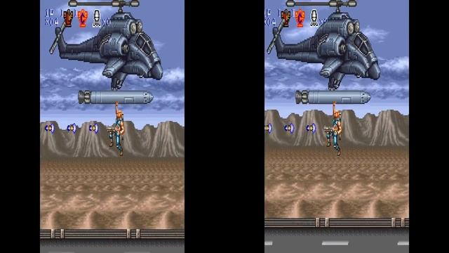 SN3dS : Emu-app for nintendo3ds, Contra3 level 4 смотреть онлайн