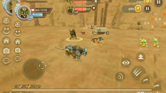 решила что буду качать тигра до 200лвла день 1 《WildCraft》 смотреть онлайн