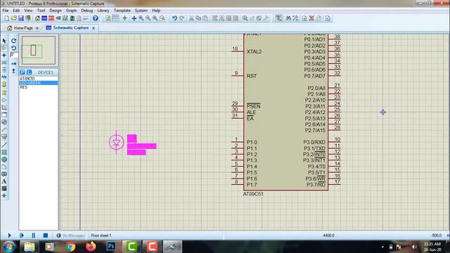 How to learn proteus in tamil | 8051 Simulation in proteus смотреть онлайн