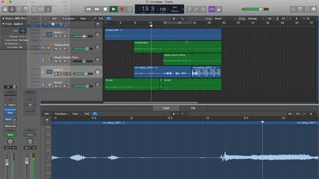 Прямая трансляция. Logic Pro X написание музыки 