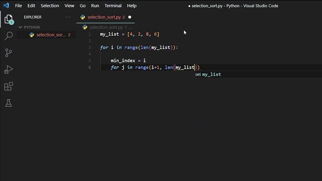 How to code a Selection Sort in Python смотреть онлайн