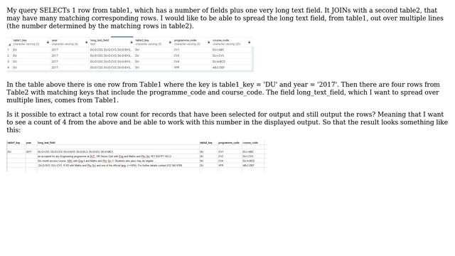 Databases: Use plpgsql to count records selected for output AND output those records смотреть онлайн