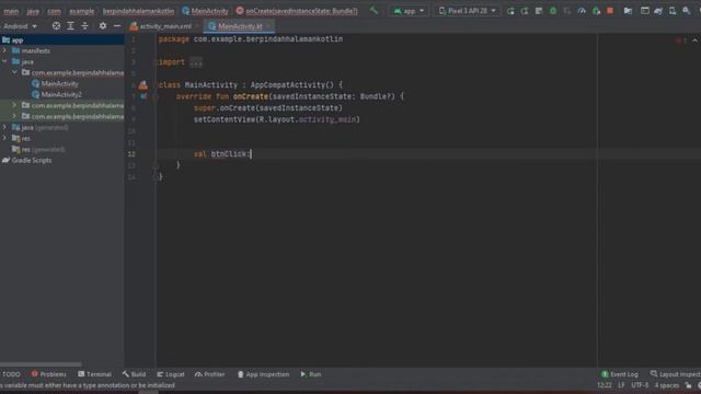 berpindah halaman android studio kotlin смотреть онлайн