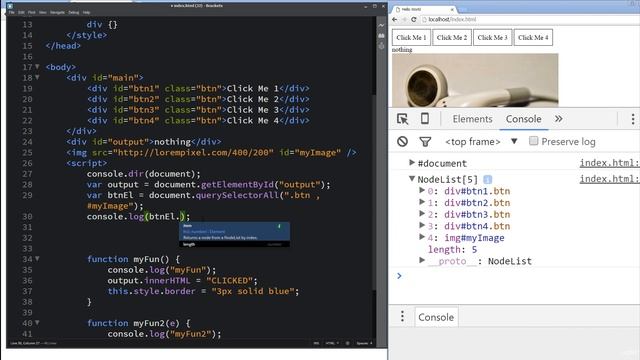 35 JavaScript Queryselectorall mulitple elements event listeners смотреть онлайн