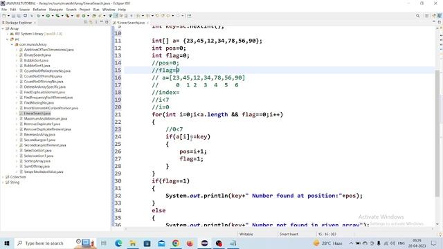Linear Search | Sequential Search in Java by Mk Learning. смотреть онлайн