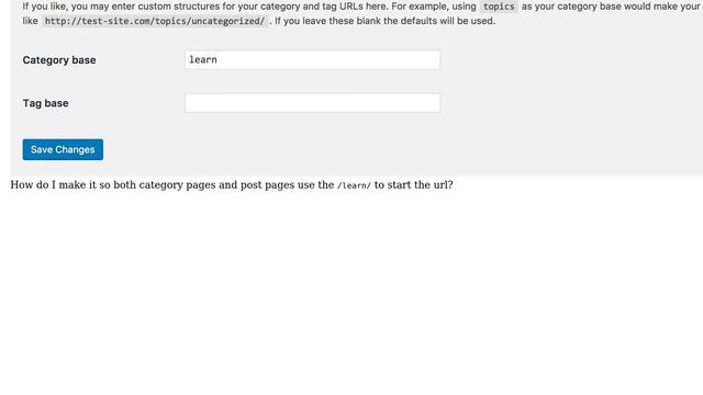 Wordpress: Category URL to use same string as Post URL Permalink смотреть онлайн