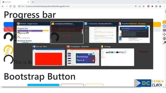 Spinner & Growing Spinner in Bootstrap | Animations | Web Designing смотреть онлайн