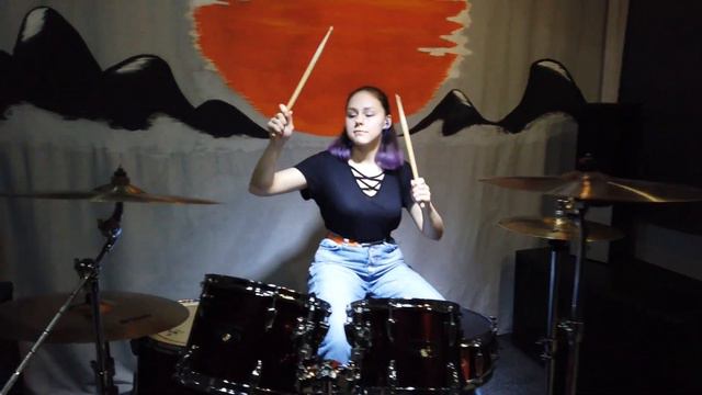 The Misfits - Vampire Girl (drum-cover)| Anastasia Brilyak