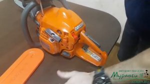 Бензопила HUSQVARNA 140. Базовая комплектация. Установка шины, цепи