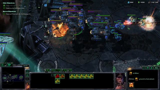 StarCraft II: Wings of Liberty - Mission 18 - Maw of the Void (HARD DIFFICULTY) смотреть онлайн