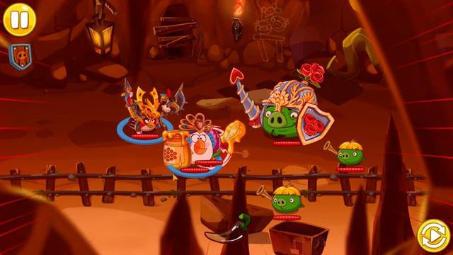 Caves Boss Rush : Caves 16-19 With 2 Birds And...1 Pig | Angry Birds Epic #26 смотреть онлайн
