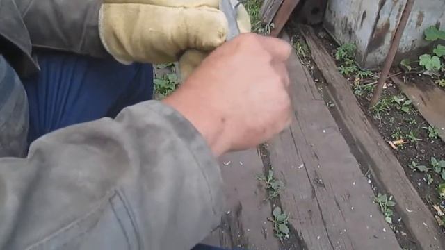 Простенькая ручка для ножа смотреть онлайн