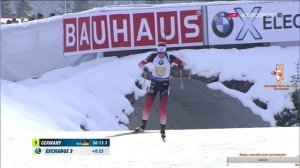 БИАТЛОН. 15.12.19. Мужчины. Эстафета. 2-ой этап Кубка мира. Хохфильцен, Австрия.