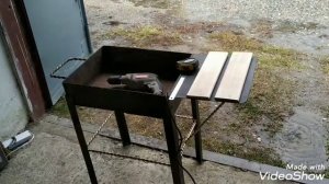 Покраска мангала термостойкой краской CERTA 1200°