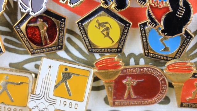 Значки Олимпиада-80! Московская Олимпиада! Олимпийский Мишка смотреть онлайн