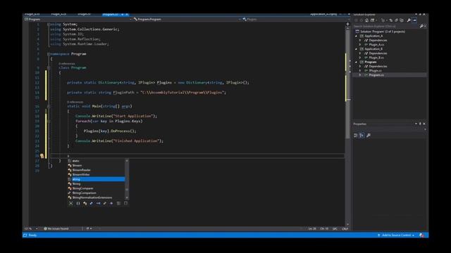 Plugin Based Application, .netcore, C# (ENGLISH) смотреть онлайн
