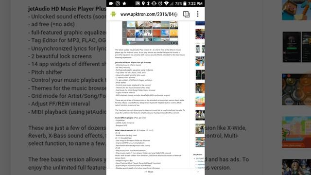 jetAudio HD Music Player Plus APK 9.1.2 (Unlocked) смотреть онлайн