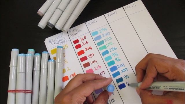Finecolour Marker review of a full set of 72 colours смотреть онлайн
