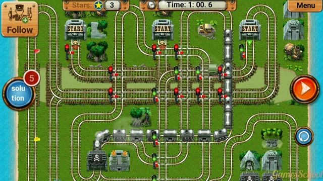 Rail Maze 2 Zigzag Track Gameplay - Train Puzzle Game - Android Gameplay #2028 смотреть онлайн