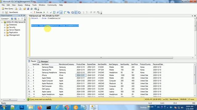 SUM aggregate function in SQL | SQL Server Tutorials | SQL tutorial for beginners | sql tutorial смотреть онлайн