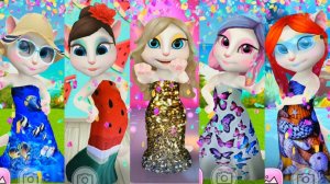 Моя Говорящая Анджела Мой Говорящий Том 2 друзья #4 Ухаживаем за питомцем #Том_2 #Том