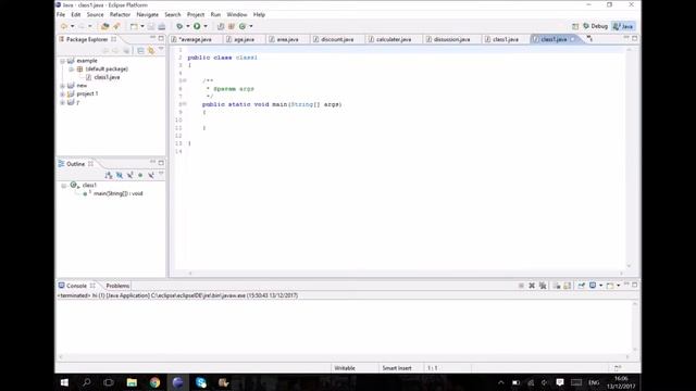 Java Eclipse: getting started and "Hello Java!" смотреть онлайн