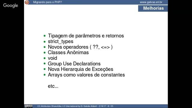 Palestra Migrando , com dicas e macetes , para o PHP 7 смотреть онлайн