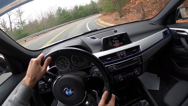 2017 BMW X1 28i xDrive - POV Test Drive by Tedward (Binaural Audio) смотреть онлайн