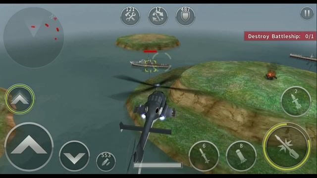 Gunship Battle: AIRWOLF helicopter in mission (gameplay)... смотреть онлайн