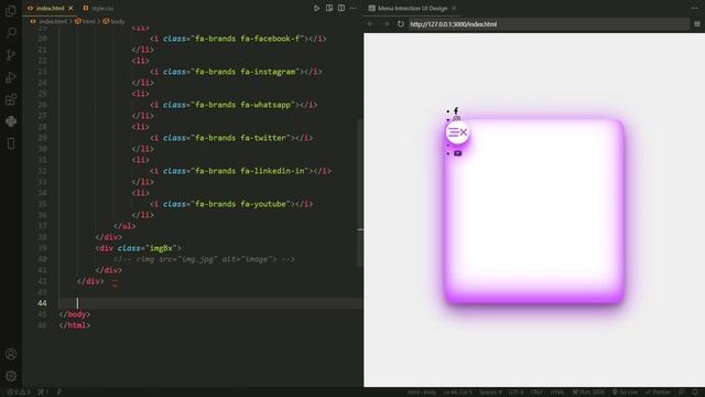Modern Menu Toggle Interaction UI Design Using HTML CSS With JavaScript @NikhilsCode смотреть онлайн